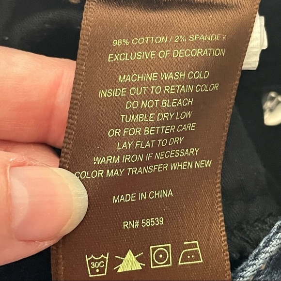 Kut from the Kloth Bootcut Jeans – Embroidered Button Pockets – Size 4 - Picture 8 of 14